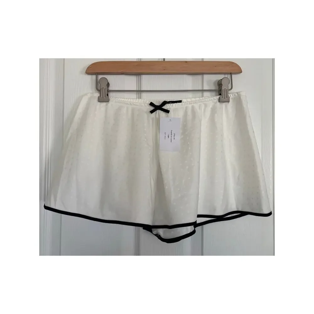 Kate Spade New York Satin Pajama Cami & Short Set Small Eye Mask 